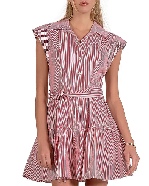 Cap Sleeve Tiered Dress