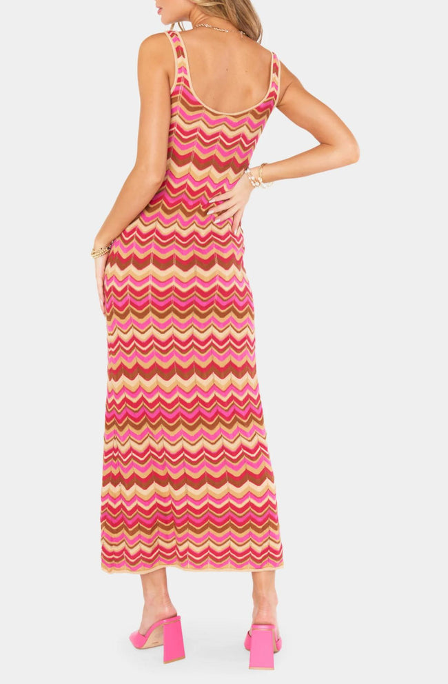 Tala Tank Maxi - Horizon Stripe Knit