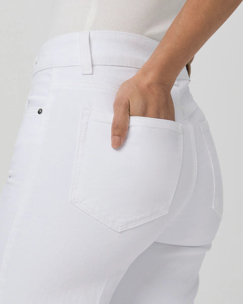 Sasha ankle Wide Leg - Crisp White