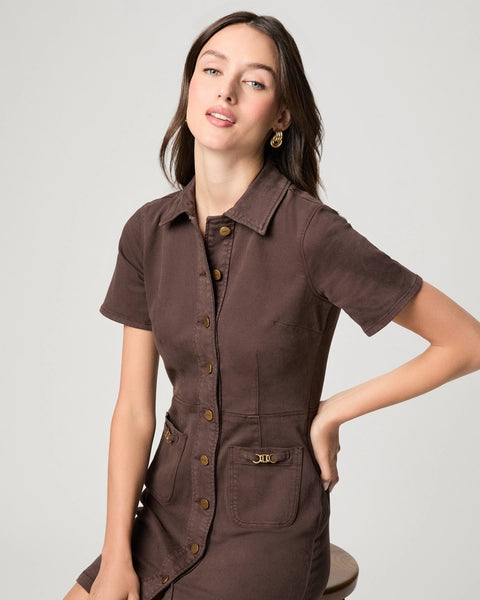 Clementine Dress - Rich Chocolate