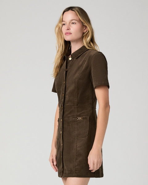 Clementine Dress - Fern Corduroy