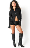 Connie Sequin Mini Shorts