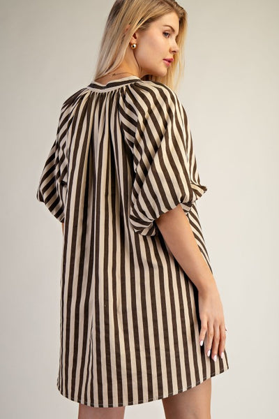 Sara Striped Tunic Dress