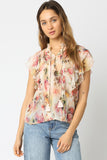 Eliza Floral Ruffle Shirt