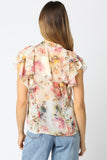 Eliza Floral Ruffle Shirt