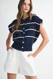 Nautical Knit Top
