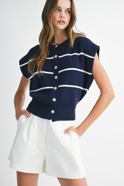 Nautical Knit Top