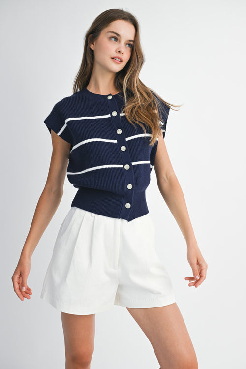 Nautical Knit Top
