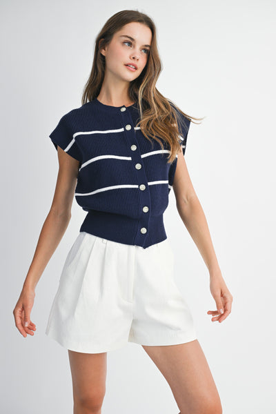 Nautical Knit Top