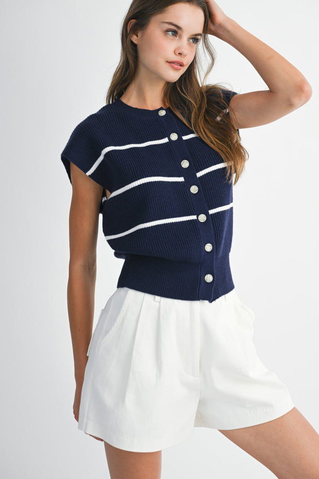Nautical Knit Top