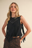 Raven Fringe Top