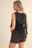 Raven Fringe Top
