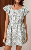 Brianna Eyelet Mini dress