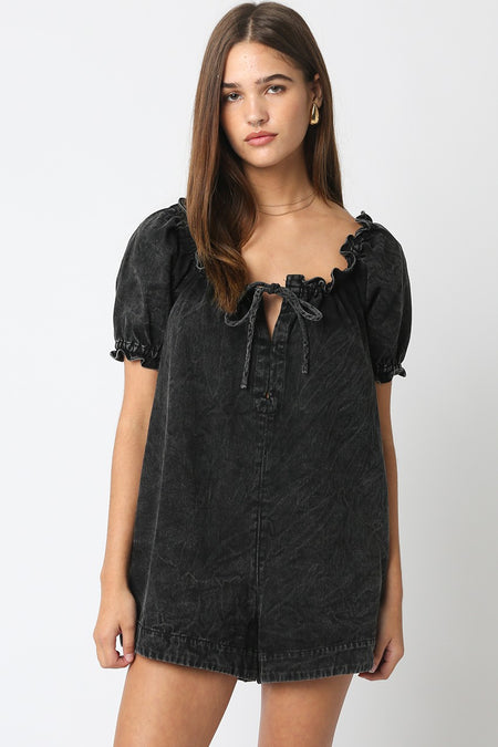 Woolen Plaid Mini Skirt