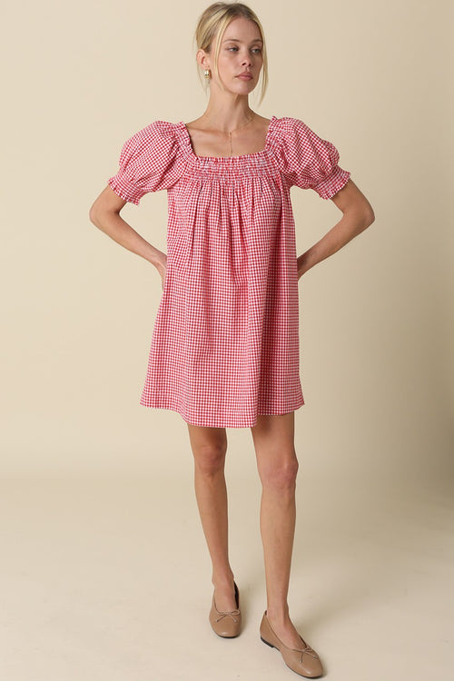 Elaine Gingham Dress