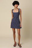 Norah Polka Dot Sleeveless Mini Dress