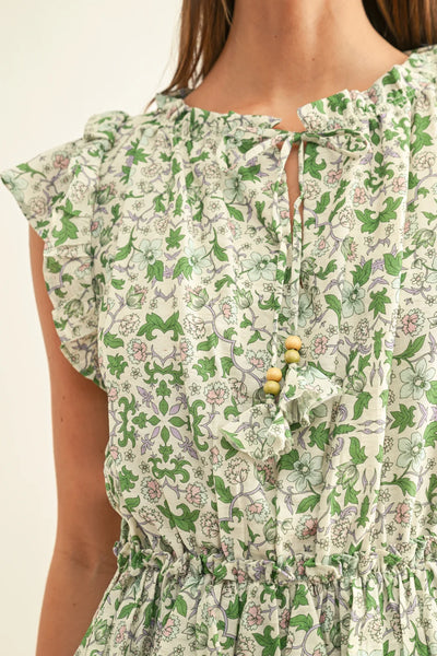 Betty Ruffled Mini Dress