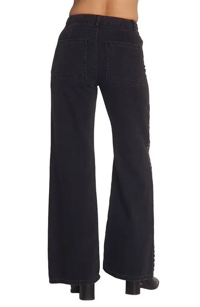 Anya Studded Bootcut Jeans