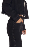 Anya Studded Bootcut Jeans