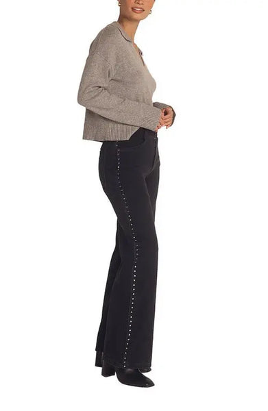 Anya Studded Bootcut Jeans