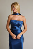 LISA MIDI DRESS: MIDNIGHT BLUE