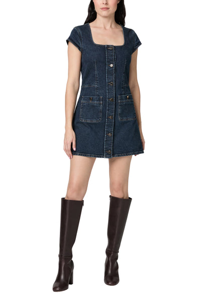 Joanna Denim Mini Dress Glassell