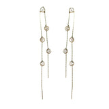 Gold and Crystal Minimalist Duster Drops