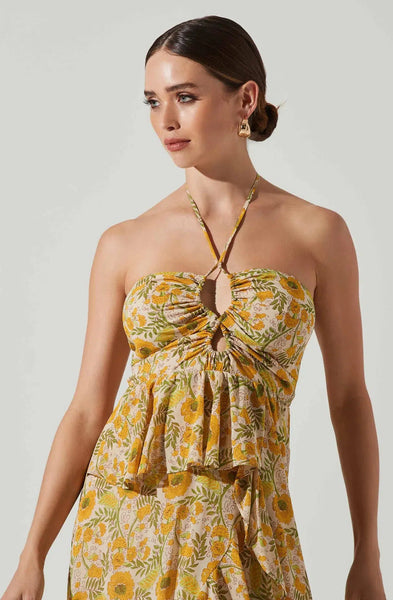 Vivee Dress - Yellow Dress