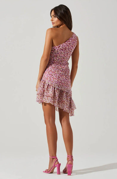 Darline Dress - Pink Floral