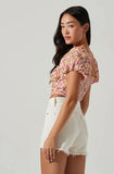 Paola Top - Copper Lilac Multi