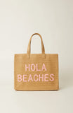 Hola Beaches Tote - Sand Coral