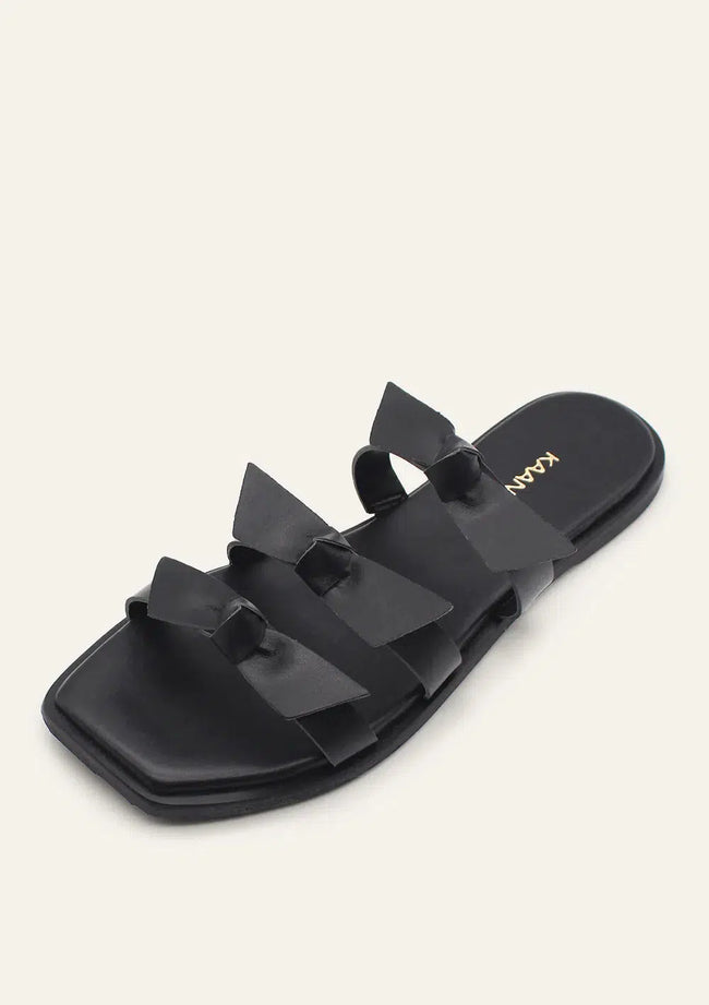 Recife Bow Slide - Black