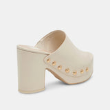 Emol Heels - Off White Leather