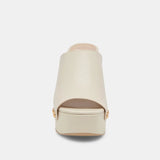 Emol Heels - Off White Leather