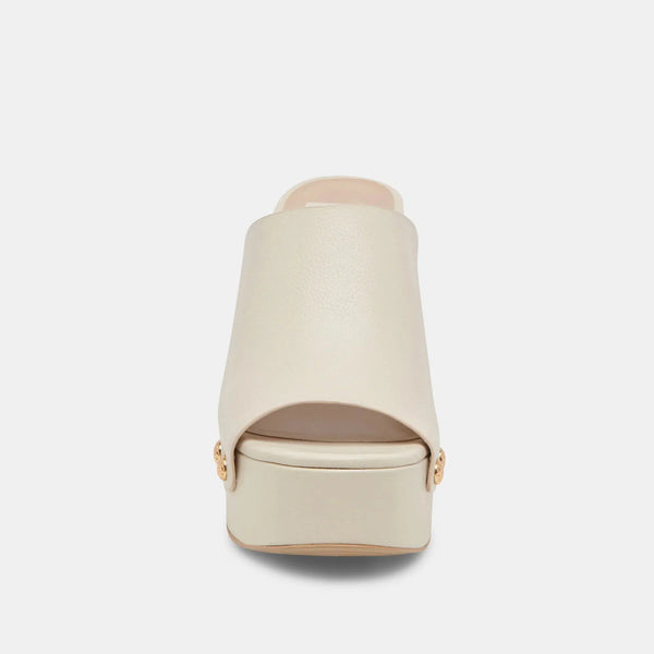 Emol Heels - Off White Leather