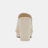Emol Heels - Off White Leather