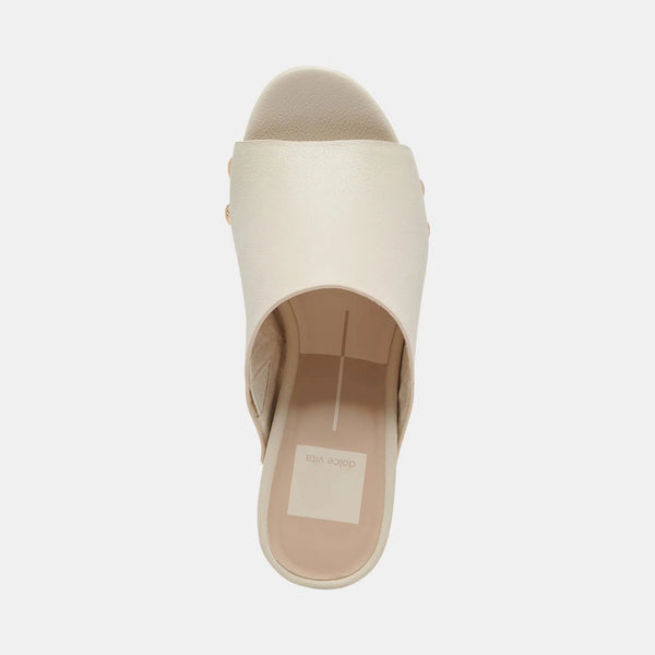 Emol Heels - Off White Leather