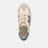 Merit Sneakers White Navy Leather