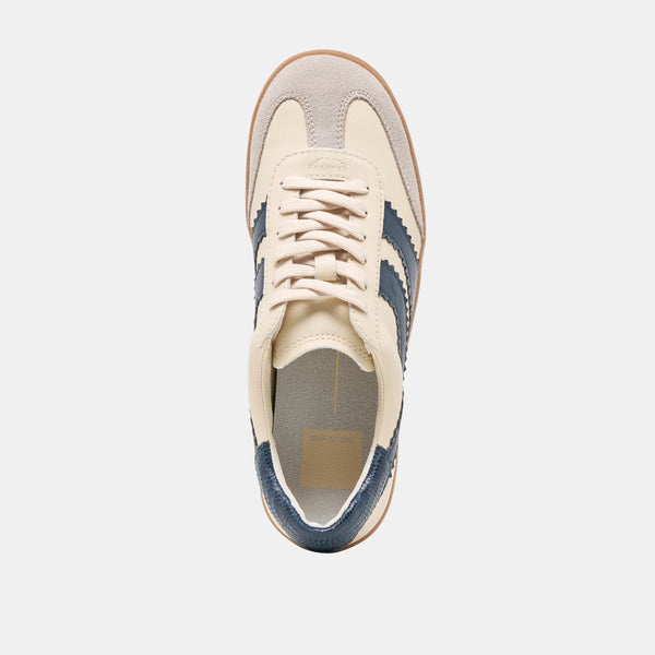 Merit Sneakers White Navy Leather