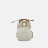Zina Sneakers - White Gold Leather