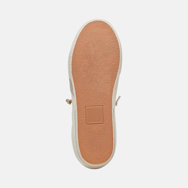 Zina Sneakers - White Gold Leather