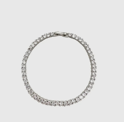 Klara Tennis Bracelet 7.5 Silver