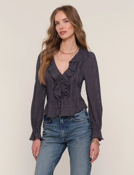Oversized Split Back Button Down