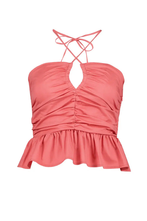 Aeries Halter Top - Rouje