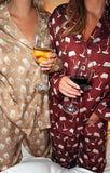 Classic PJ Set - Red Wine Silky