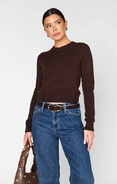 Tuck In Sweater - Mocha Knit