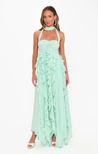 Gemma Ruffle Maxi Dress