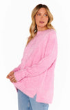 Bonfire Sweater Pink Fuzzy