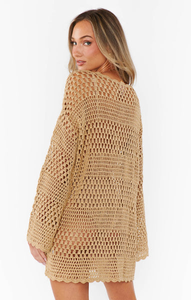 Paula Pullover - Latte Crochet