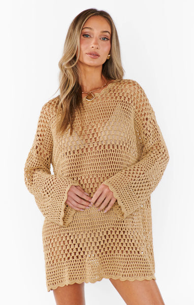 Paula Pullover - Latte Crochet